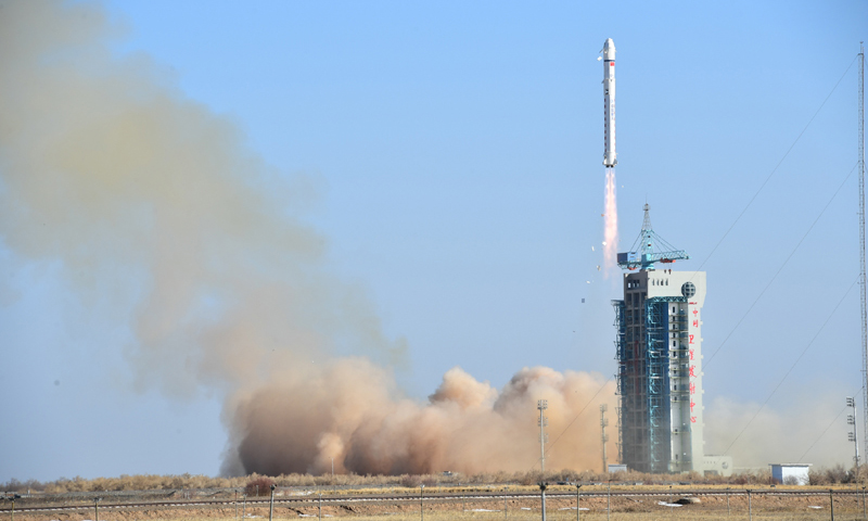 陸地勘查衛星三號由中國航天科技集團有限公司五院所屬航天東方紅衛星有限公司抓總研制，主要用于開展陸地資源遙感勘查。（汪江波 攝）