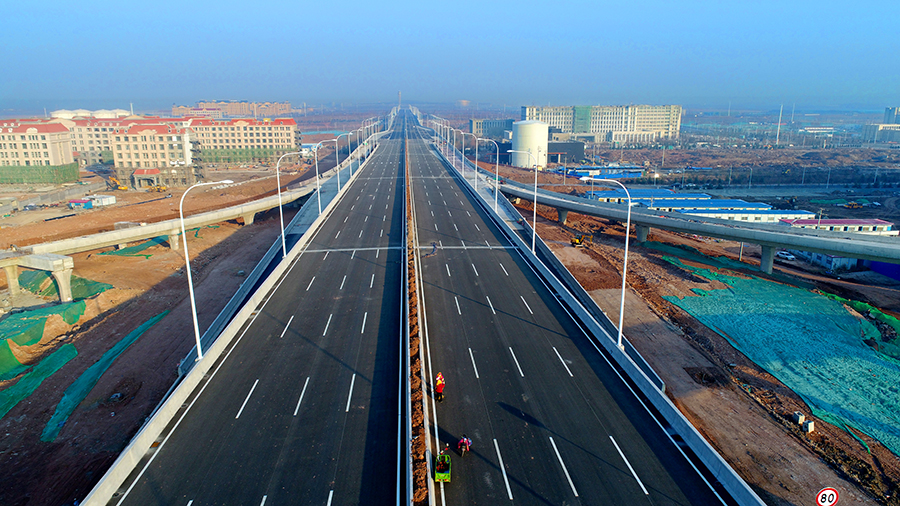 據(jù)了解，該項(xiàng)目是山東省投資規(guī)模最大、現(xiàn)澆梁最多的互通立交工程。