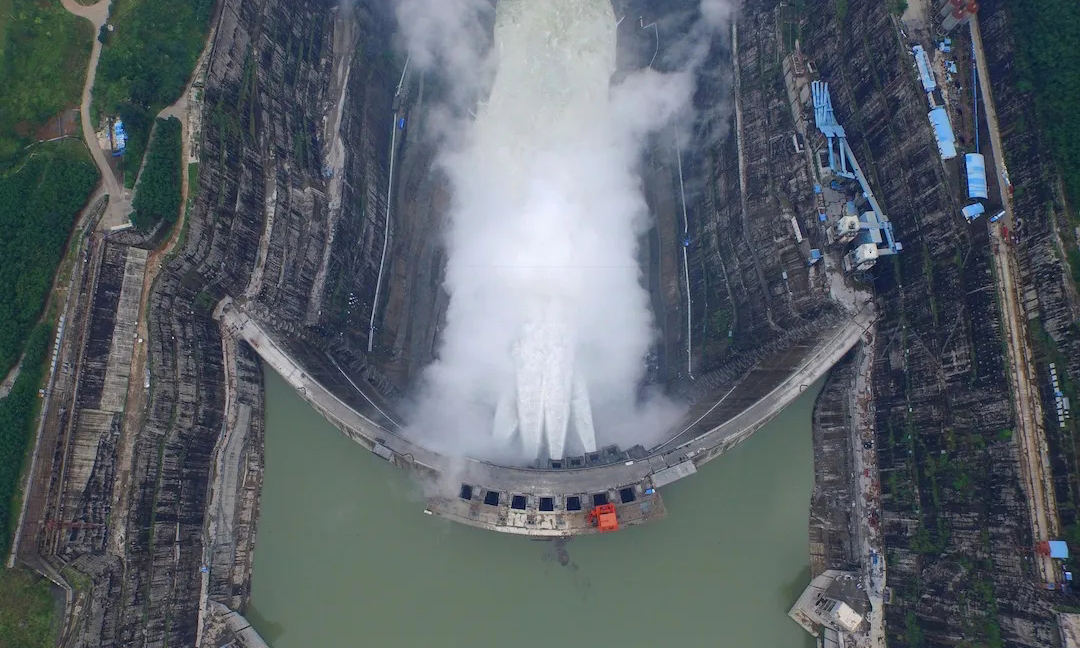 圖為溪洛渡。（三峽建設管理公司 王連生 攝）