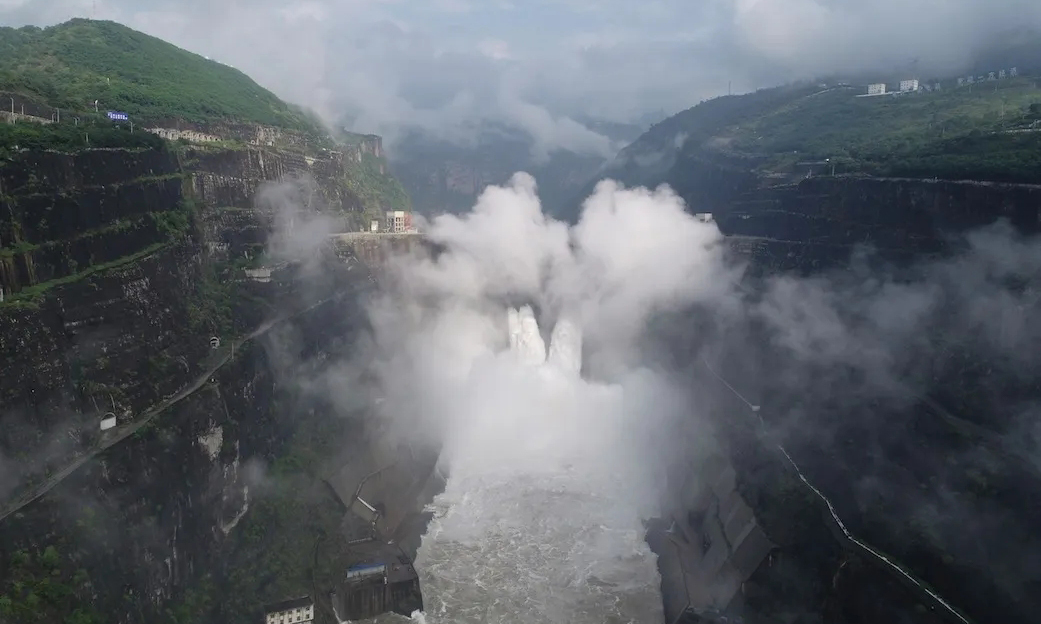 圖為溪洛渡。（三峽出版傳媒公司 黃正平 攝）