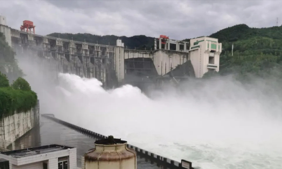 圖為隔河巖。（湖北能源清江公司 周采薇 攝）