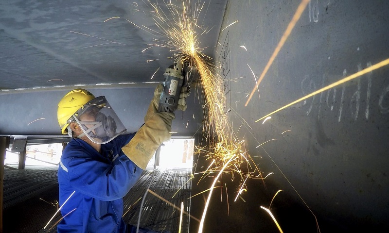 圖為施工現場。