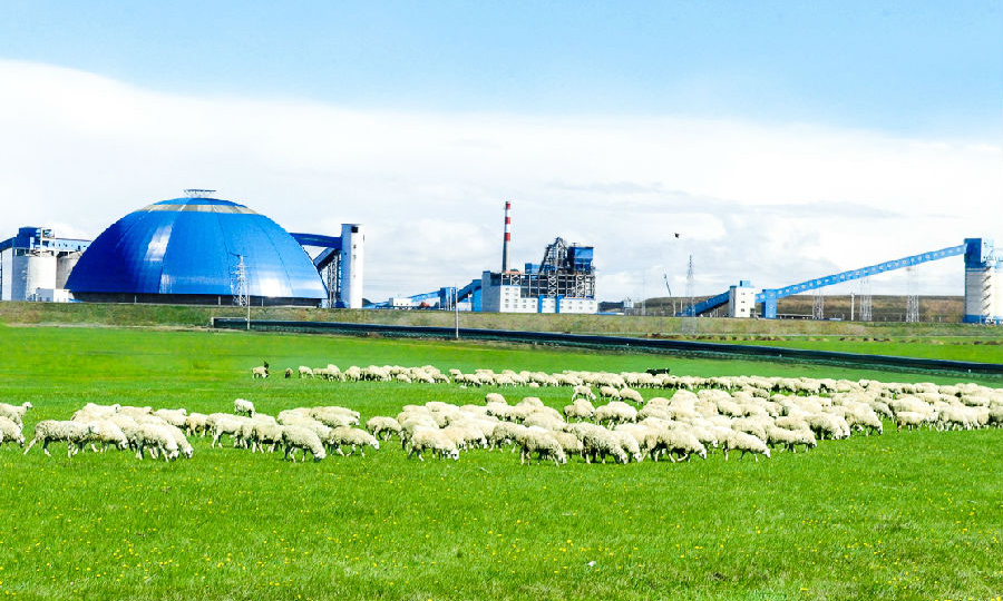 神寶能源將堅持安全發展、清潔發展，加快建設智能綠色礦山。圖為和諧礦區。