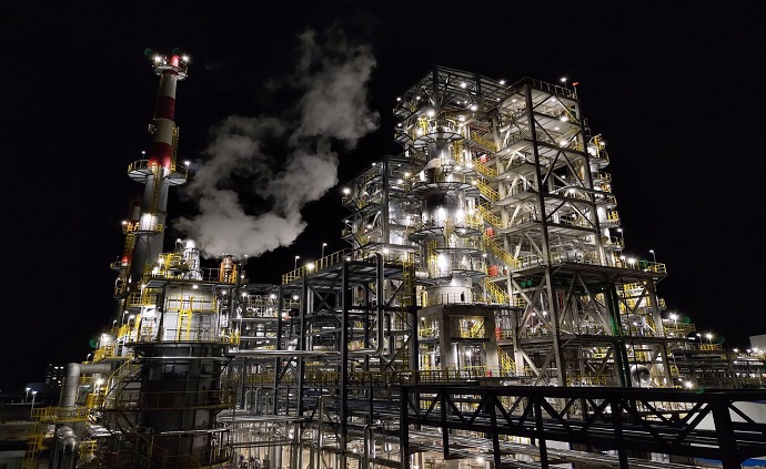 圖為項目夜景。