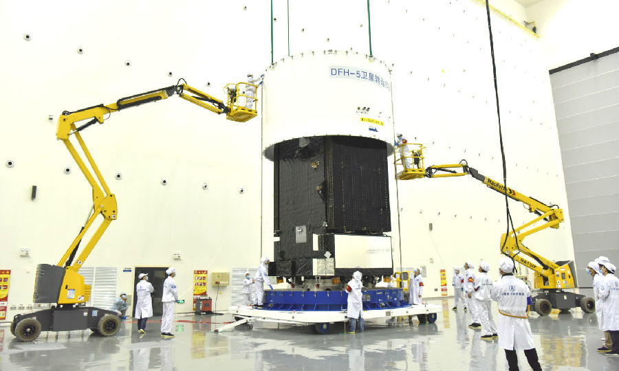 圖為2019年12月拍攝的實踐二十號衛星。