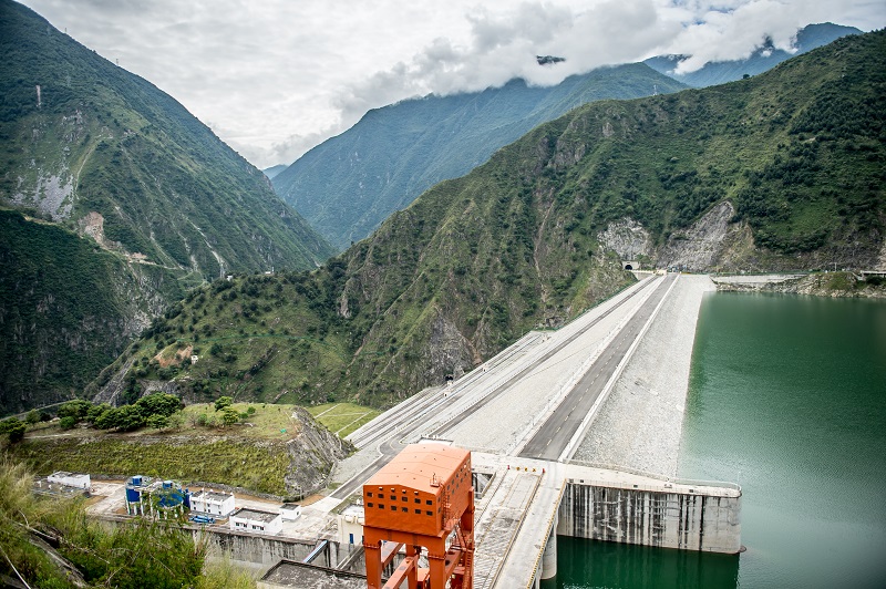 9月21日“新時代·走進新國企”活動，走進大渡河水電站。