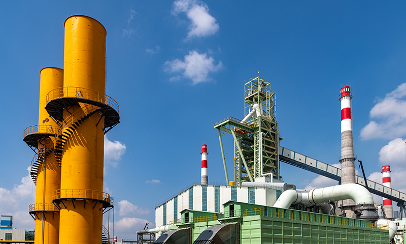 昆鋼新區2500立方米二號高爐是昆鋼推進環保搬遷轉型升級項目建設的核心工程，采用目前國內較為先進的工藝裝備，該項目于2020年8月13日開始高爐樁基施工。圖為高爐外景。