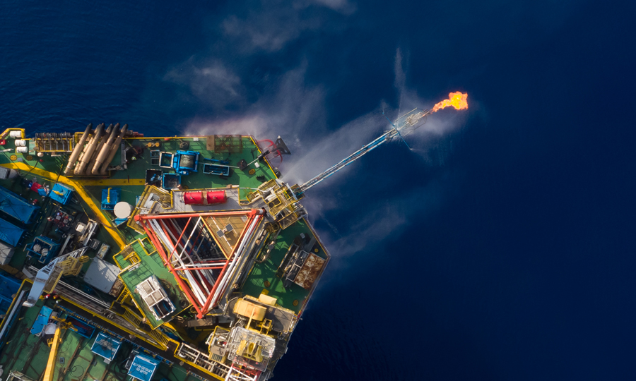 本次測試應用管柱內自循環式射流泵工藝，為低孔滲、高凝點油藏的測試評價提供了更高效的解決方案。圖為測試現場。