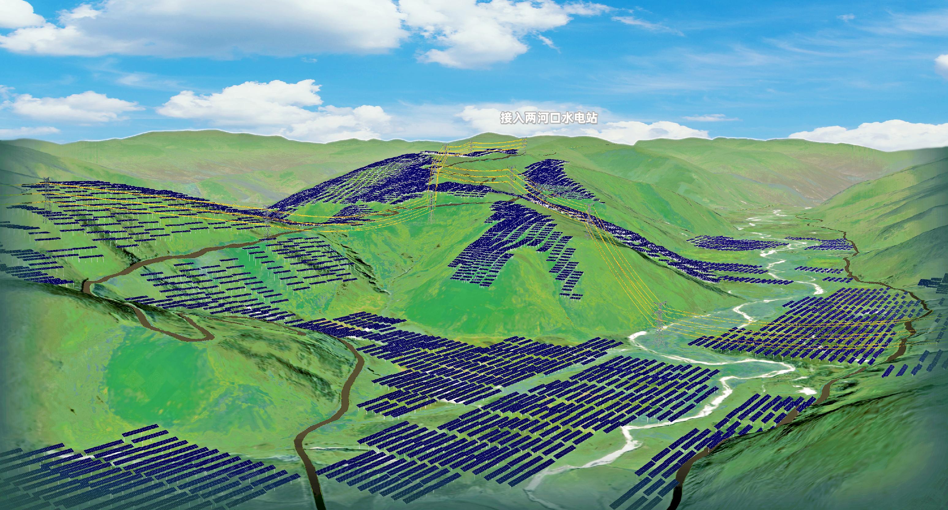 由國投集團和四川省投資集團有限責任公司共同出資，國投集團控股建設的雅礱江水電積極探索水風光互補開發模式，全力推進雅礱江流域水風光互補綠色清潔可再生能源示范基地建設。根據雅礱江流域可再生能源一體化規劃研究，雅礱江流域清潔能源基地總規模超8000萬千瓦，其中水電約3000萬千瓦、風電、光伏發電超4000萬千瓦、抽水蓄能發電超1000萬千瓦，全部建成后，將成為世界規模最大的綠色清潔可再生能源基地之一。