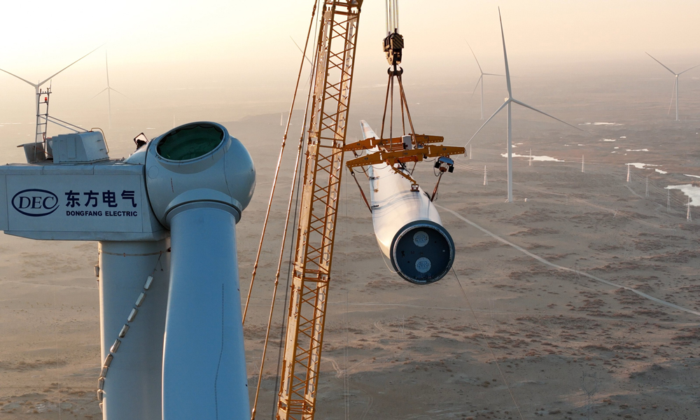 據測算，東方電氣集團布爾津100萬千瓦風電項目投運后，每年可提供清潔電能約27.7億千瓦時，相當于節約標準煤83.3萬噸，減排二氧化碳229.4萬噸。