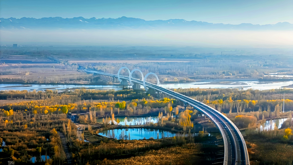 伊犁河三橋地處伊寧、可克達(dá)拉、察布查爾三地交界中心地帶，起點(diǎn)位于霍爾果斯經(jīng)濟(jì)開發(fā)區(qū)伊寧園區(qū)，跨越伊犁河，終點(diǎn)位于察布查爾縣濕地公園，全長2028米，設(shè)計(jì)時(shí)速為60公里。