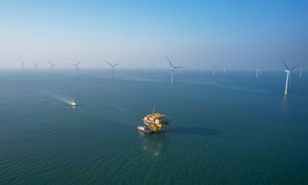 由山東能源海上風電公司建設，山東院總承包、設計的山東半島南海上風電基地V場址500MW項目是山東省首批平價海上風電示范項目，僅用204天實現全容量并網，創國內首個“當年核準、當年開工、當年投產”的平價海上風電項目建設新紀錄。該工程應用國家重點節能低碳技術7項，《建筑業10項新技術》6大項13子項，電力建設“五新”技術11項，其他自主創新技術7項，通過電力建設新技術應用專項評價。