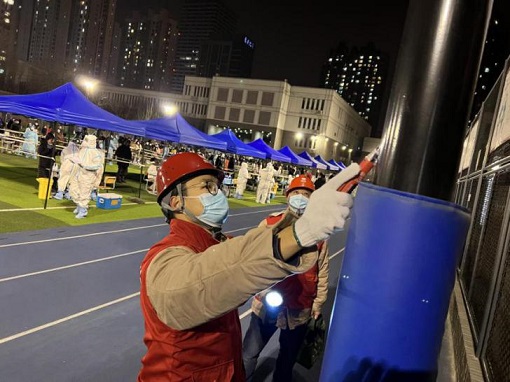 天津寒天戰疫：保供電優服務讓人心暖