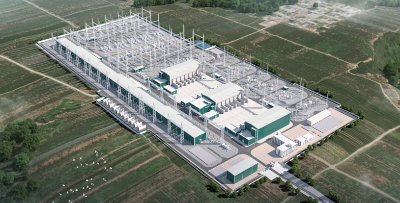 陜北—安徽±800千伏特高壓直流工程寶塔山換流站效果圖。.jpg 陜北—安徽±800千伏特高壓直流工程寶塔山換流站效果圖。.jpg