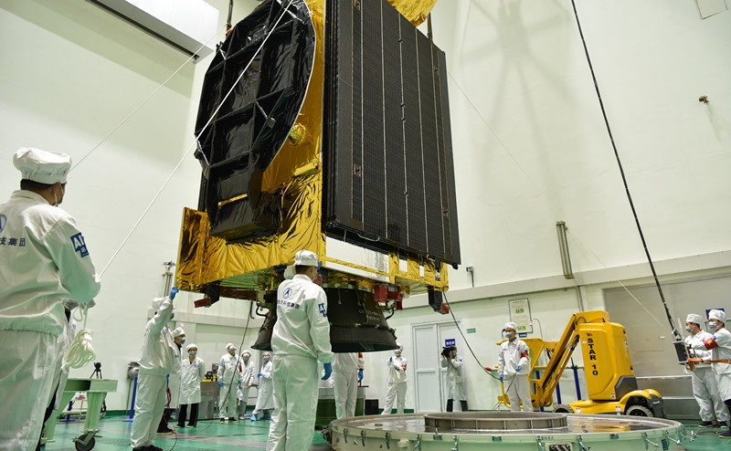 圖為中星6C衛(wèi)星。